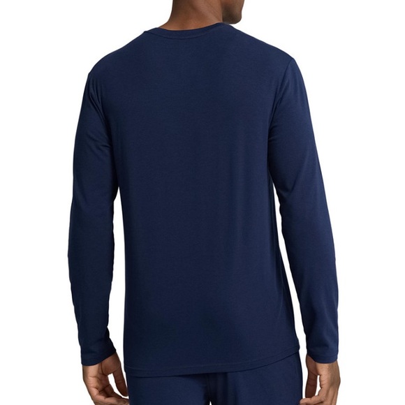 Polo Ralph Lauren Men’s Cruise Navy Long-Sleeve Crewneck Pajama Top - XL (NWT) - Picture 5 of 10